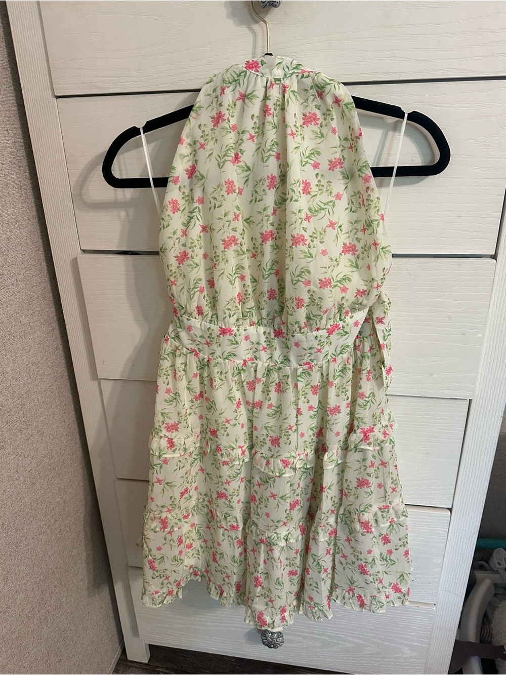 Floral highkneck Dress